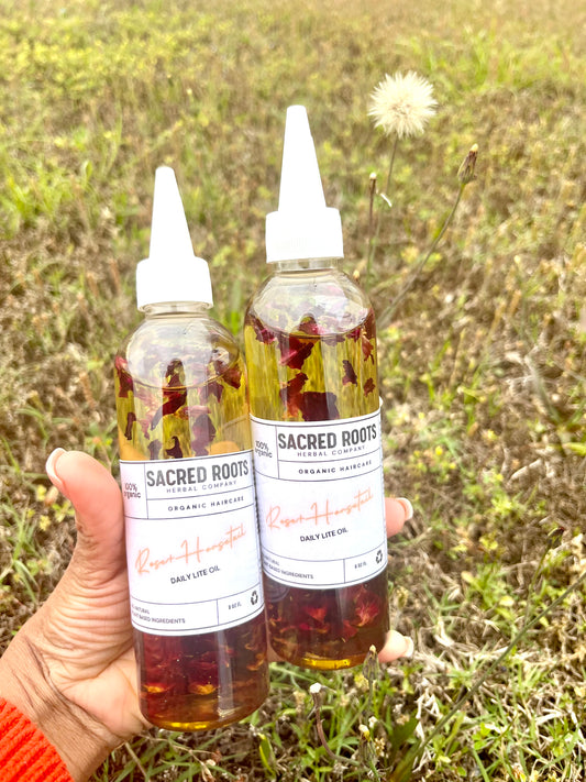 Rose + Horsetail daily lite hair oil